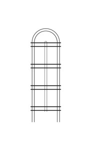Support de plante grimpante en treillis d'acier revêtu de plastique pour <span class=keywords><strong>jardin</strong></span> de plantes - Product Image 2