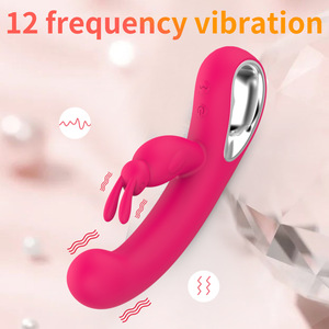 <span class=keywords><strong>G</strong></span>-Punkt Klitoris Stimulation <span class=keywords><strong>Bunny</strong></span> Vibrator 12 Geschwindigkeiten Klitoris Kaninchen Vibrator Dildo Vibrator für Frauen sexuelle Geräte - Product Image 6