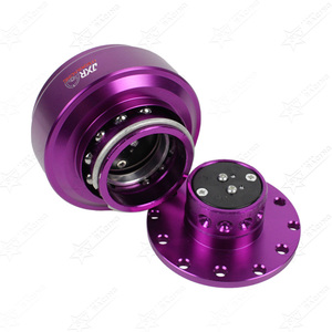 JXR PCD 70MM 74MM Volante <span class=keywords><strong>Snap</strong></span> Off Hub Adapter <span class=keywords><strong>Boss</strong></span> Kit Aluminium Universal Racing Car Bearing Volant à dégagement rapide - Product Image 3