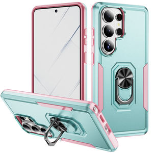 360 °   Custodia con Supporto ad Anello Magnetico per Samsung Galaxy S26 Ultra S25 Edge S24 S23 FE S22 <span class=keywords><strong>S21</strong></span> Plus A56 A16 A15 A06 A07 A17 - Product Image 1