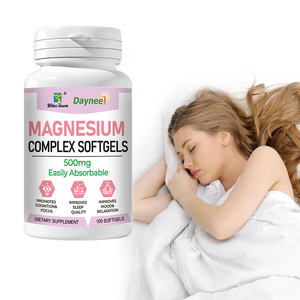 Suplemento Herbal de Alta Calidad de Fábrica N27, Complejo de Magnesio Natural en Cápsulas Blandas para Energía y Salud del Sueño, No Apto para Mujeres Embarazadas - Product Image 1