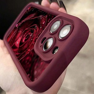 Dewdrop Rose Fleur Impression Échelle Lentille Style Antichoc TPU <span class=keywords><strong>Housse</strong></span> de Téléphone Portable <span class=keywords><strong>pour</strong></span> <span class=keywords><strong>Iphone</strong></span> Xr Xs Max 11 12 <span class=keywords><strong>13</strong></span> 14 15 16 17 Air - Product Image 3