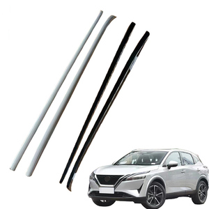 Usine vente en alliage d'aluminium argent noir coller Type haut toit Rail côté bagages barre toit pour Nissan Qashqai 2023 2024 - Product Image 1