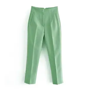 Wholesale 2023 Women's Multi Colors Casual Suit Pants Official Trousers for Ladies Pantalones de Vestir Mujer Formal