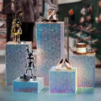 Großer benutzerdefinierter rechteckiger acryl-Vorführschrank für Museum acryl-Blumentasse Lucite dekorativer Ausstellungsständer