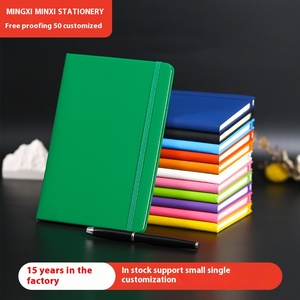 Kho <span class=keywords><strong>A5</strong></span> Kích Thước Đa-Màu PU Da Tạp Chí Cross-Biên Giới Thúc Thăng Bìa Cứng Kinh Doanh Văn Phòng Phẩm Máy Tính Xách Tay Dây Đeo Da Máy Tính Xách Tay - Product Image 5