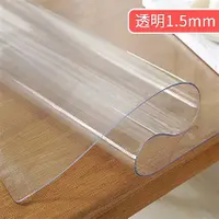 Film de protection transparent en PVC souple pour table, imperméable et anti-poussière, pour couverture de table, surface de bureau, protection domestique