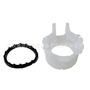 Buje de palanca de cambios Citron Fiat, eje de 25 mm, longitud de 30 mm, ajuste a presión dividido, plástico blanco - Product Image 1