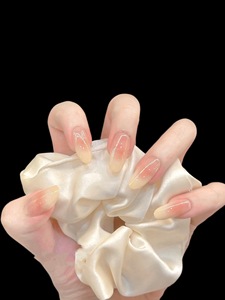 Marque privée Nouveaux ongles français Tip Short Home Press on Nails Vente en gros de haute qualité 10 pièces en acrylique <span class=keywords><strong>Faux</strong></span> ongles de luxe - Product Image 3