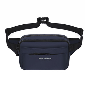 Sac bandoulière unisexe léger et portable en tissu Oxford, imperméable, avec fermeture éclair, forme boîte, personnalisable avec logo, idéal pour l'extérieur - Vente en gros - Product Image 5