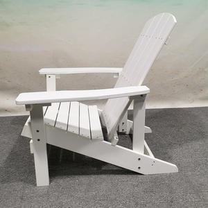 เก้าอี้ลายกบทำจากไม้เนื้อแข็งทันสมัยสำหรับลานระเบียงชายหาดสวนกลางแจ้งลานสวน - Product Image 3