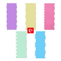 Kit de Décoration de Gâteaux Personnalisé en Acrylique Coloré 2mm 3mm : Spatules à Crème, Lisseurs à Gâteau, Ustensiles de Pâtisserie pour Crème au Beurre et Fondant