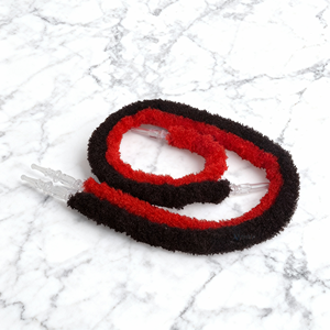 Tuyaux en plastique pour narguilé en flanelle rouge et noire, accessoires pour narguilé, narguilé, tabac, salon de fumeurs, fournitures pour fumer - Product Image 2