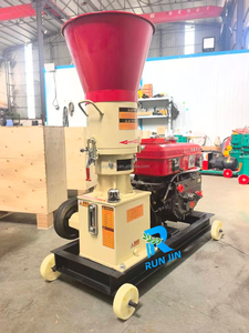 Mini machine à granulés de nourriture pour animaux diesel 100-200 kg/h pour la production autonome à <span class=keywords><strong>domicile</strong></span>, dans le jardin, à la ferme, pour la volaille, les dindes, les cailles, les lapins et les canards - Product Image 3
