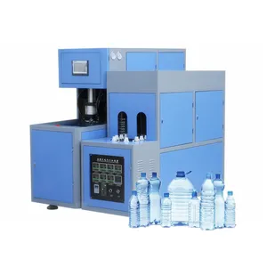 Máquina semiautomática de moldeo por soplado de 10 litros, máquina de soplado de botellas de agua PET