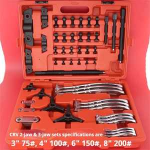 Extractor e instalador de roscas dañadas de dos y tres garras Lamar para tornillos pernos arenados - Product Image 3
