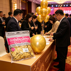 Globos de Látex para Fiestas, 30 cm, Dorados, Cromados, Metálicos, Decoraciones para Fiestas - Product Image 6