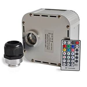 Kit de Luz de Fibra Óptica LED RGB de 32W, Proyector de Techo con Efecto de Cielo Estrellado para Interiores, Cine en Casa, Dormitorio, Techo de Auto - Product Image 2