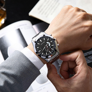 Orologio da Uomo di Lusso, Casual Business, Semplice, al Quarzo, Personalizzabile con Logo, in Acciaio Inossidabile - Product Image 3