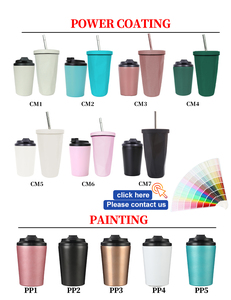 Zy 500ml chân không cách nhiệt cà phê Mug Hồng nửa triệu Hồng Mug 12oz cà phê khobar Tumbler rộng dưới cà phê du lịch Mug - Product Image 5