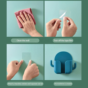 Caja de almacenamiento multifuncional montada en la pared Estante de teléfono con control remoto moderno - Product Image 5