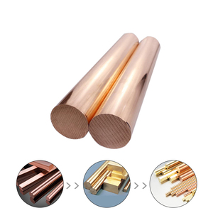 Barre ronde en cuivre pur non allié à 99 % (1-6 m) personnalisée pour l'industrie de la décoration avec services de découpe, pliage et soudage - Product Image 5