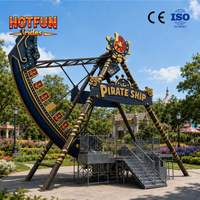 Manège Pirate Ship Swing Ride attrayant de 24 places avec certificat CE pour les installations de divertissement de fête foraine