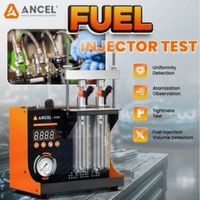 Outil de diagnostic d'injecteurs de carburant ANCEL JC200, test d'uniformité et d'atomisation des injecteurs, test de tenue des injecteurs, 2 cylindres, 12V, portable