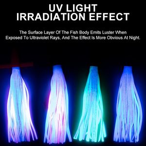 เหยื่อล่อไบโอนิค7นิ้ว9นิ้วเหยื่อล่อรูปนกล่อปลาหมึกแบบนิ่มไบโอมิเมติกส์เรือตกปลาทะเลตกปลาชายฝั่งการหล่อ - Product Image 4