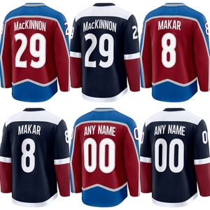 Wholesale Stitched Colorado City Avalanche Ice Hockey Jersey #29 Nathan MacKinnon #8 <strong>Cale</strong> Makar #92 Landeskog Hockey Uniform - Product Image 1