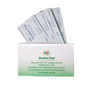 Toallitas estériles de alcohol isopropílico para limpieza de sitios de inyección y desinfección de la piel. - Product Image 1