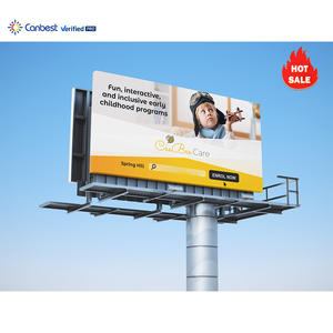 Letrero de pantalla <span class=keywords><strong>Led</strong></span> fijo para exteriores P6 P8 P10, vallas publicitarias <span class=keywords><strong>Led</strong></span> para edificios al aire libre, pantalla de alto brillo, poste de calle, cartelera <span class=keywords><strong>Led</strong></span> - Product Image 1