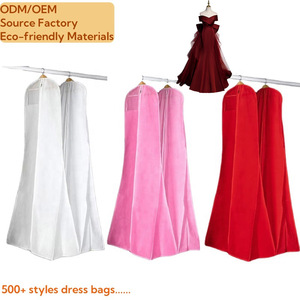 Customizable Ladies Suit Packaging Bags - Waterproof Zipper Design