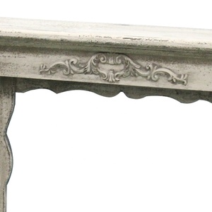 ビンテージぼろぼろのシックなアンティークホワイト装飾屋内自立型マンテル木製暖炉マントルピースリビングルーム室内装飾 - Product Image 3