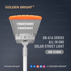Lampione Solare LED <span class=keywords><strong>da</strong></span> <span class=keywords><strong>Esterno</strong></span> Impermeabile 80W, Luminoso e Dorato - Product Image 4