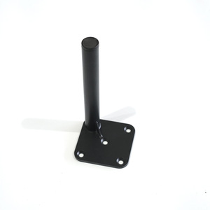 Pata de Mueble de Aleación de Zinc Negra, Soporte Resistente para Sofá, Diseño Industrial - Product Image 4