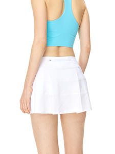 Плиссированная быстросохнущая дышащая женская спортивная одежда с карманом из <span class=keywords><strong>2</strong></span> предметов - Product Image 4