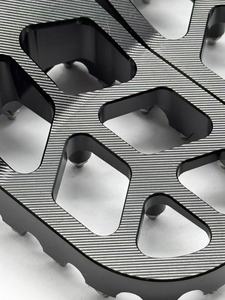 Широкие подножки/педали CNC из алюминия для мотоциклов, тюнинг/модернизация для Kawasaki Z125 - Product Image 3