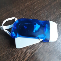 Lampe torche portable à 3 LED avec manivelle, 220 lumens, éclairage bidirectionnel, sans batterie, pour le camping, les randonnées d'urgence et le plein air