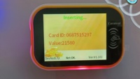 Lecteur de cartes RFID en plastique, espagnol, 1 an, effet lumineux brillant, haute performance, terminal de paiement par carte, système de gestion d'arcade