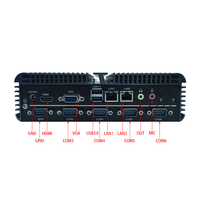 Chine I3-5005U Quad-Core Intel Chipset sans ventilateur Win10/Win11 Compatible 4 USB Mini ordinateur utilisation industrielle de bureau nouveau utilisé