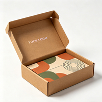 Boîte d'expédition en carton ondulé personnalisée avec logo, boîtes en papier d'avion biodégradables écologiques