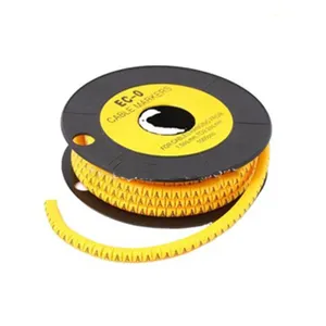 Wholesale Flat Tube Numbers Electric Cable Wire Marker