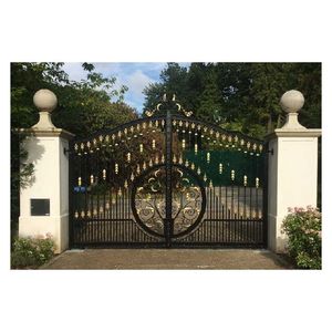 Puerta de <span class=keywords><strong>Hierro</strong></span> Forjado Económica Ace <span class=keywords><strong>con</strong></span> Diseño de Uvas, Puerta <span class=keywords><strong>y</strong></span> Valla de <span class=keywords><strong>Hierro</strong></span> Forjado - Product Image 6