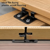 Entretoises dissimulées en acier inoxydable 304 pour terrasses, clips anti-rouille pour lames de terrasse WPC, fixations extérieures cachées pour terrasses composites