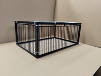 Piège à Pigeons Extérieur Robuste en Fil Métallique, Cage avec Porte Automatique pour Oiseaux, Poulets, Petits Animaux et Animaux Domestiques, Emballé en Boîte