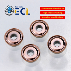 Easy Cool Titan-Aluminiumnitrid (TiAlN) Beschichteter Runder PVD-Beschichteter 52 HRC CNC-Drehmaschinen-Hartmetallfräser OEM - Product Image 4