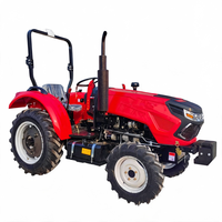Tracteur agricole 4x4 à refroidissement par eau, puissance nominale 36,7 kW, moteur turbo à performance stable, idéal pour les opérations sur rizières et terres boueuses.