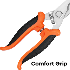 Vườn cắt tỉa <span class=keywords><strong>Shears</strong></span> Cáp thép không gỉ cắt dây thợ điện kéo công nghiệp mạnh mẽ sắt tấm kéo nhựa - Product Image 4
