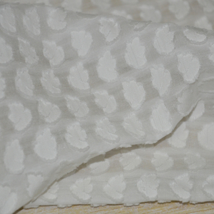 Tissu Jacquard en Soie de Coton Biologique avec Motif Burnout Motif de <span class=keywords><strong>Fleurs</strong></span> Tissées pour Filles - Product Image 6